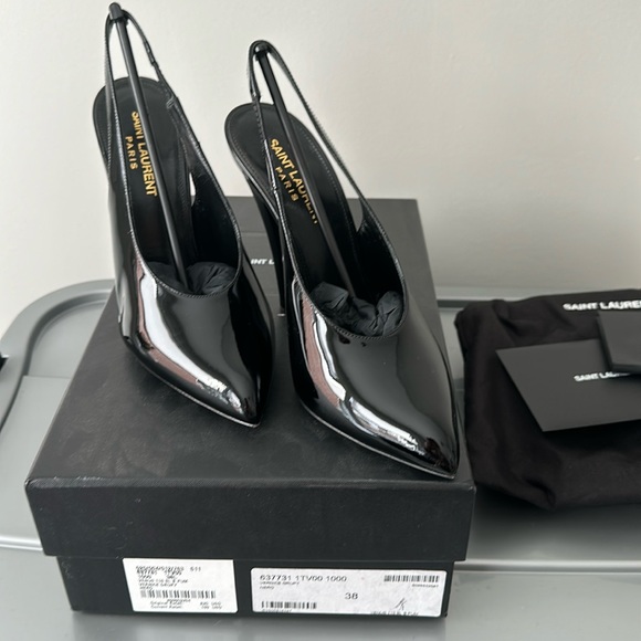Saint Laurent Vernice Grupy Pumps Size 38 - Picture 1 of 6